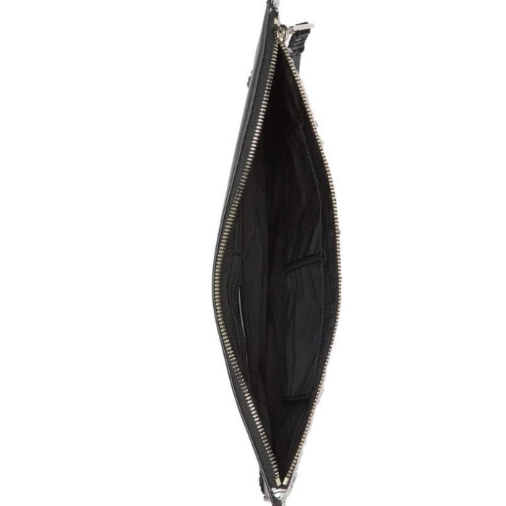 Rebecca minkoff large sequined leather clutch NWT - Picture 5 of 6